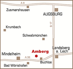 Grafik Lage Gemeinde Amberg